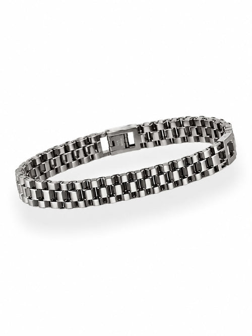 Watch Link Bracelet - Liquid Silver