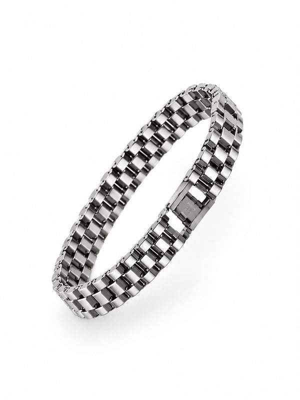 Watch Link Bracelet - Liquid Silver