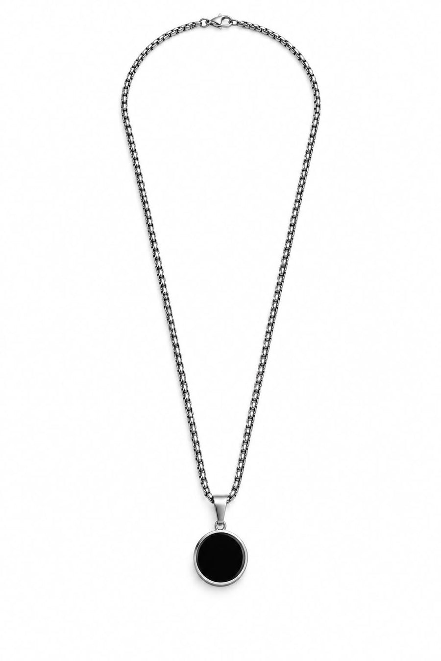 Obsidian Circular Pendent