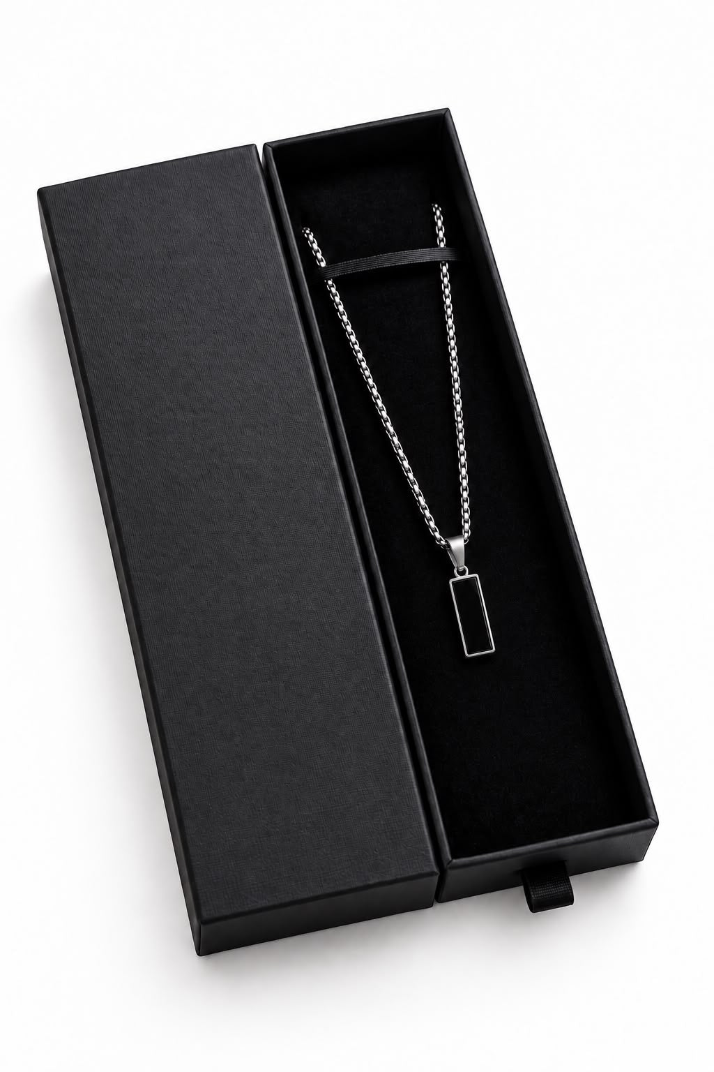 Obsidian Pillar Pendent