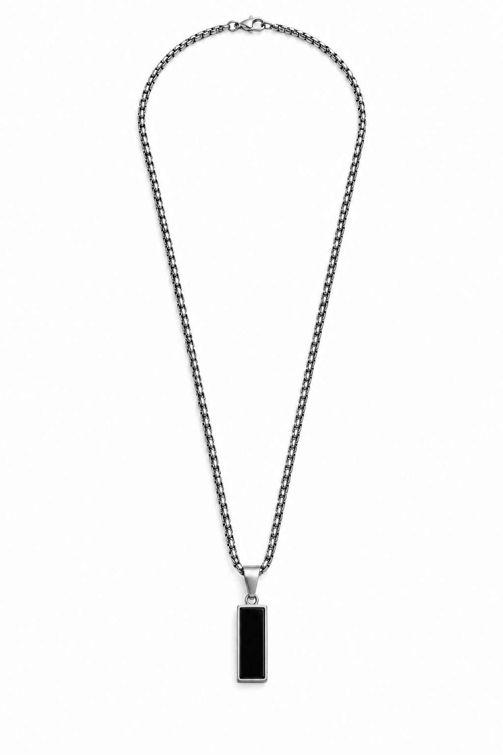 Obsidian Pillar Pendent