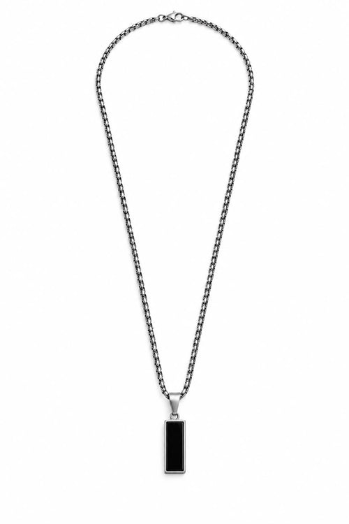 Obsidian Pillar Pendent